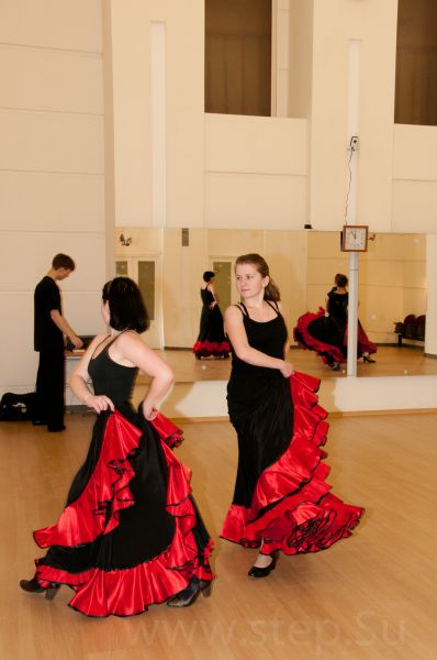  Стильные испанские юбки в танце Нажмите, чтобы посмотреть в полный размер 